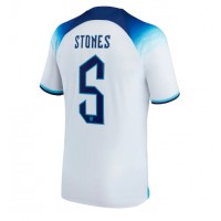 Moški Nogometni dresi Anglija John Stones #5 Domači SP 2022 Kratek Rokav